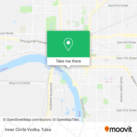 Mapa de Inner Circle Vodka