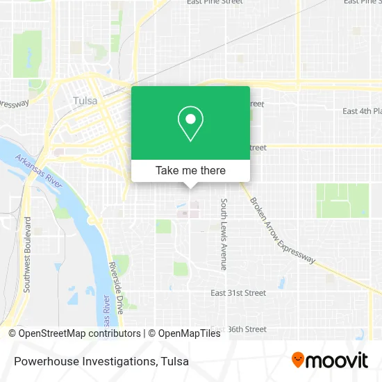 Powerhouse Investigations map