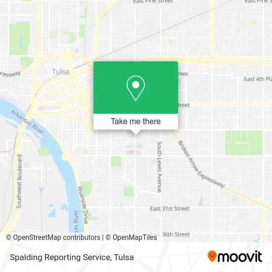 Spalding Reporting Service map