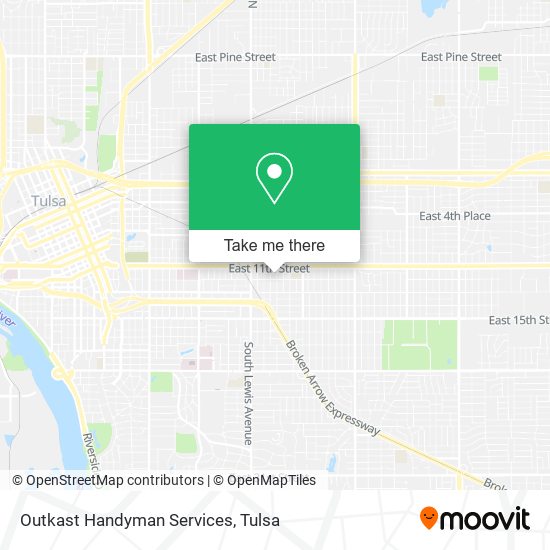 Mapa de Outkast Handyman Services