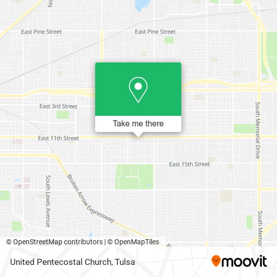 United Pentecostal Church map
