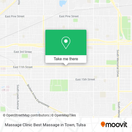 Massage Clinic Best Massage in Town map