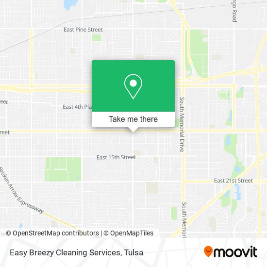 Mapa de Easy Breezy Cleaning Services