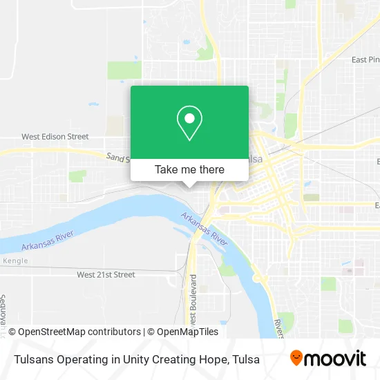 Mapa de Tulsans Operating in Unity Creating Hope
