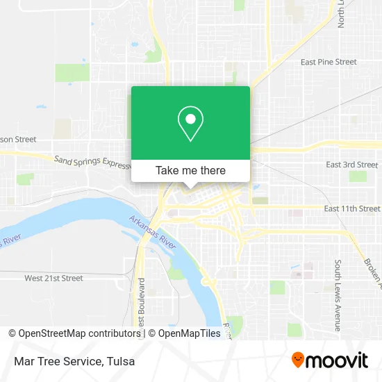 Mar Tree Service map