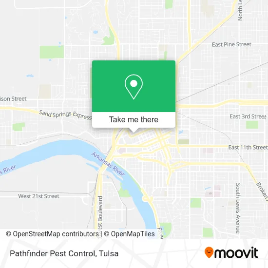 Pathfinder Pest Control map