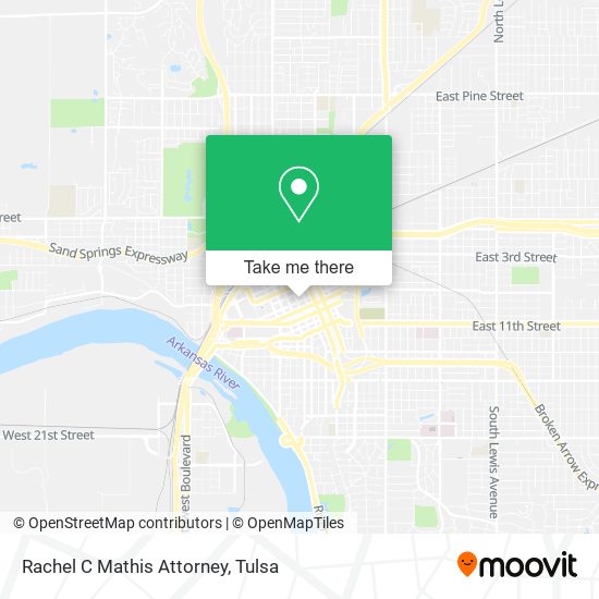 Rachel C Mathis Attorney map