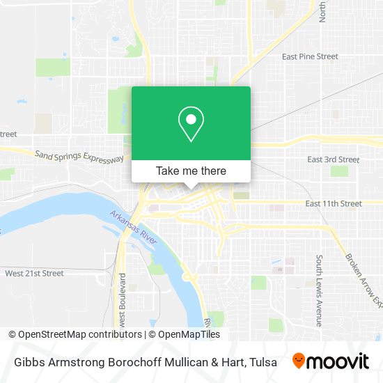 Gibbs Armstrong Borochoff Mullican & Hart map
