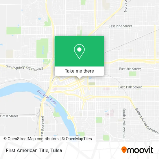 First American Title map