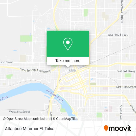 Atlantico Miramar Fl map