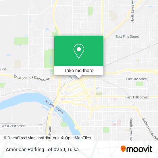 Mapa de American Parking Lot #250