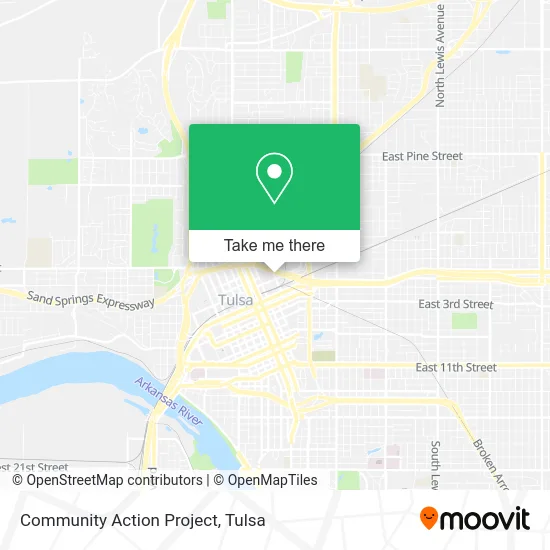 Community Action Project map