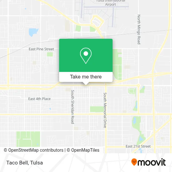 Taco Bell map