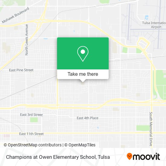 Champions at Owen Elementary School map