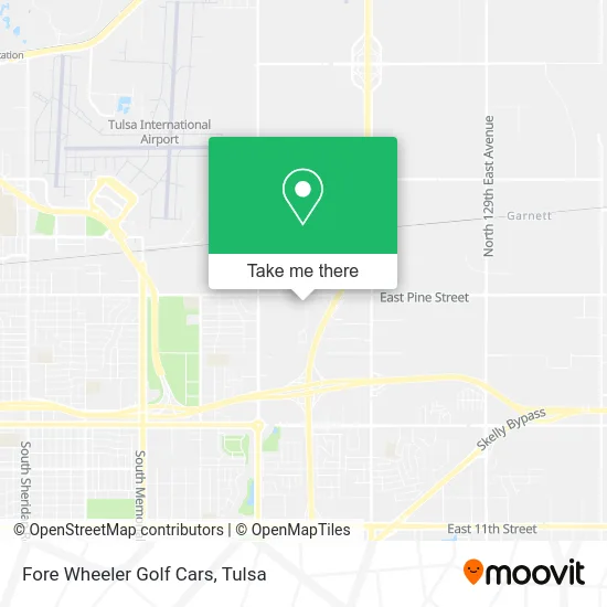 Fore Wheeler Golf Cars map