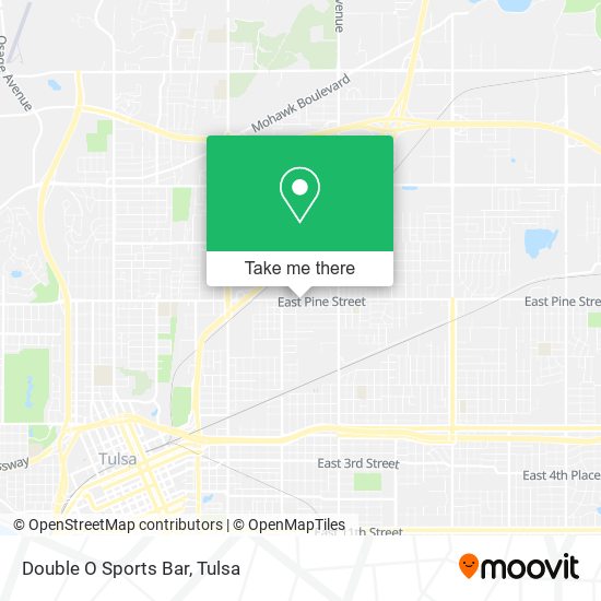 Double O Sports Bar map