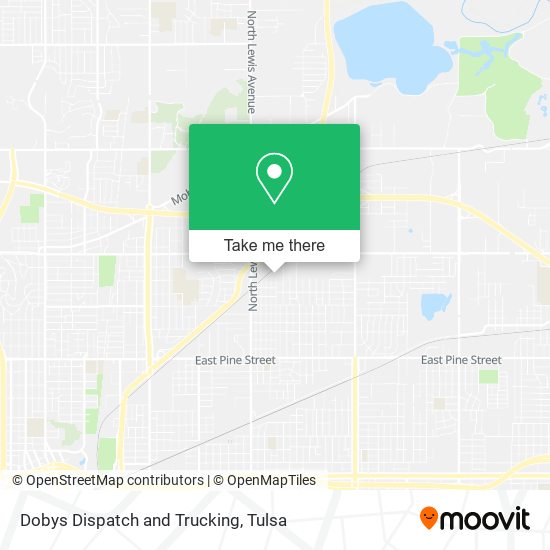 Dobys Dispatch and Trucking map