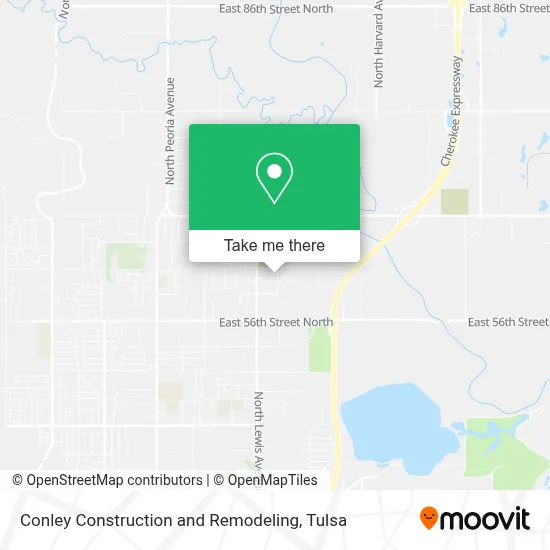 Conley Construction and Remodeling map
