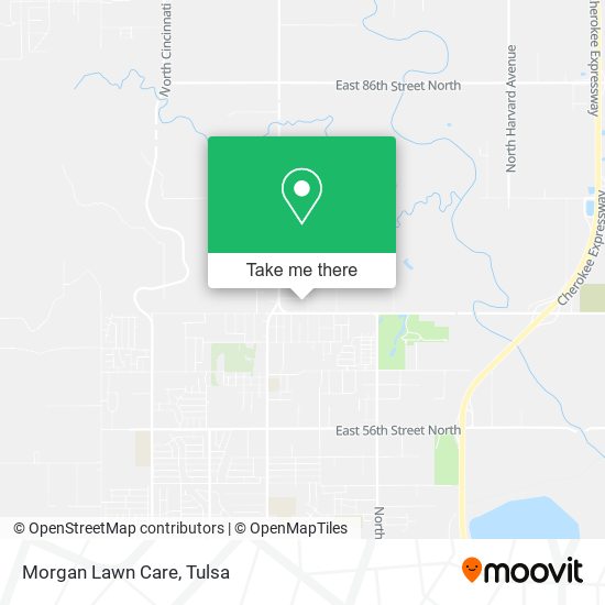 Morgan Lawn Care map