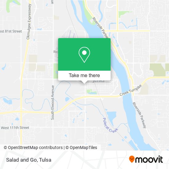 Mapa de Salad and Go