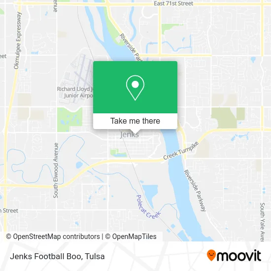 Jenks Football Boo map