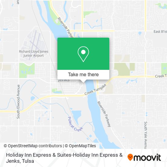 Holiday Inn Express & Suites-Holiday Inn Express & Jenks map
