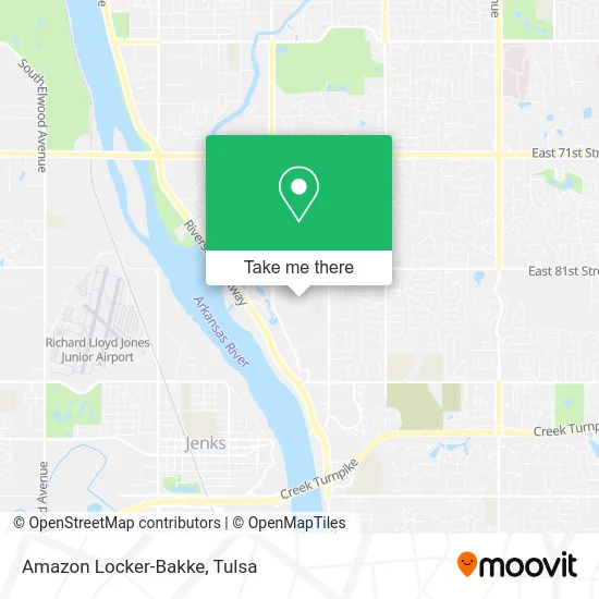 Amazon Locker-Bakke map