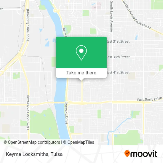Keyme Locksmiths map
