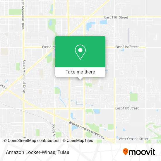 Amazon Locker-Winas map