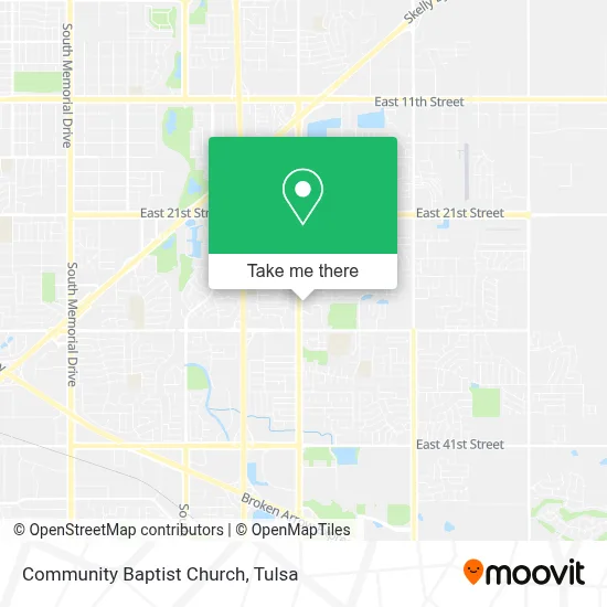 Community Baptist Church map