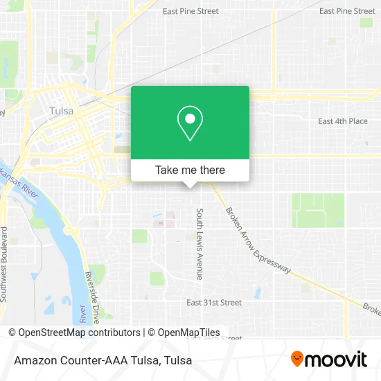 Amazon Counter-AAA Tulsa map