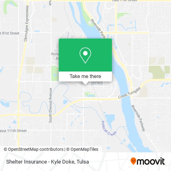 Shelter Insurance - Kyle Doke map
