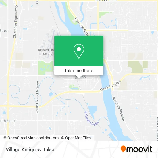 Village Antiques map