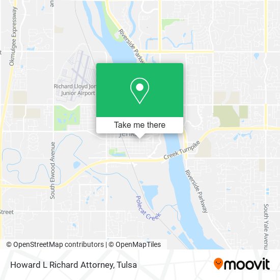 Howard L Richard Attorney map