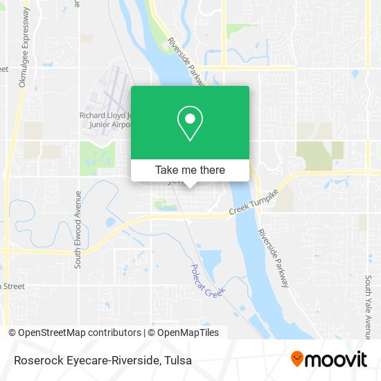 Roserock Eyecare-Riverside map