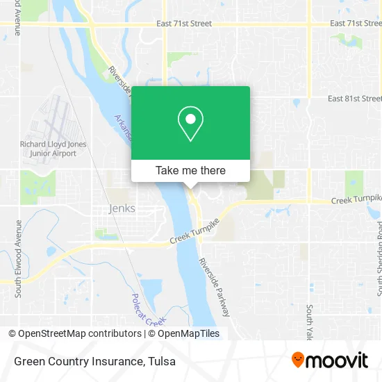 Green Country Insurance map