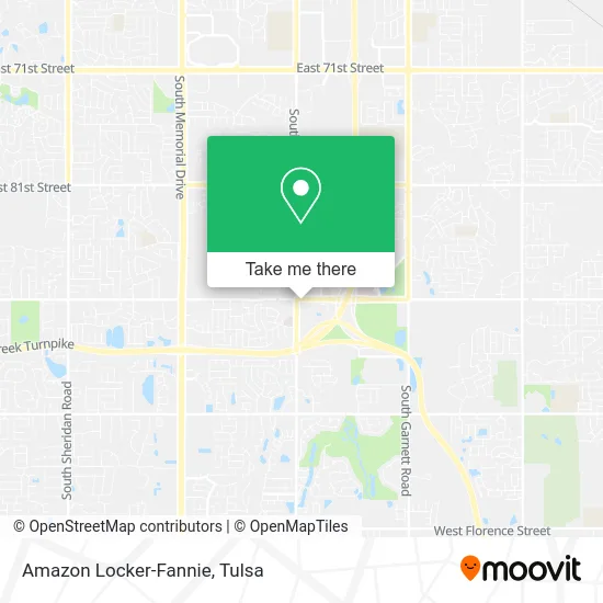 Amazon Locker-Fannie map