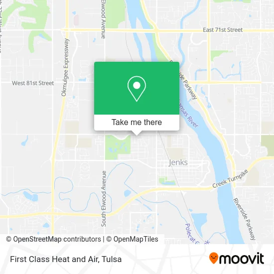 First Class Heat and Air map