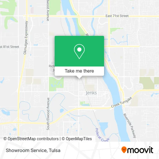 Showroom Service map