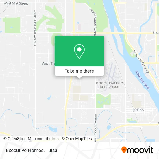 Executive Homes map