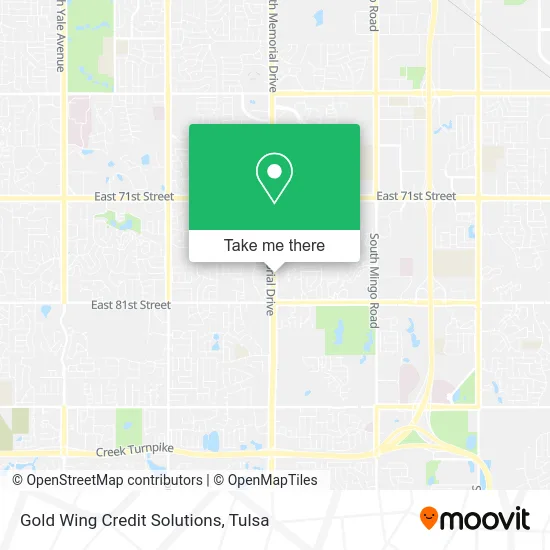 Gold Wing Credit Solutions map