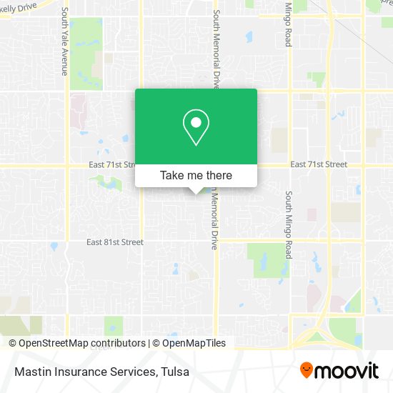 Mastin Insurance Services map