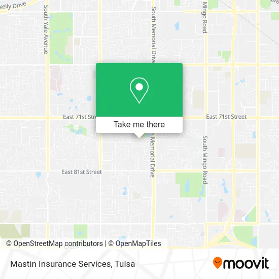 Mastin Insurance Services map