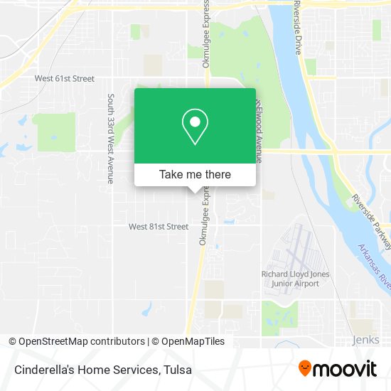 Cinderella's Home Services map