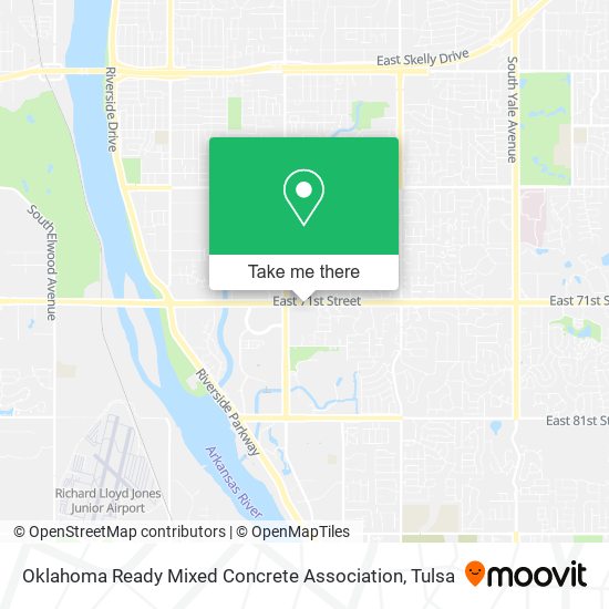 Mapa de Oklahoma Ready Mixed Concrete Association