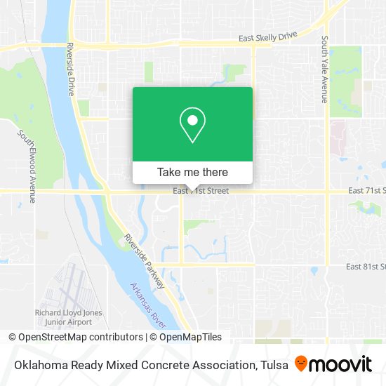 Oklahoma Ready Mixed Concrete Association map