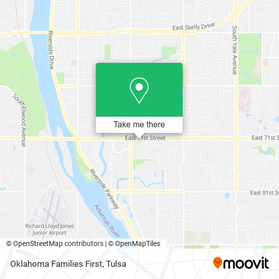 Oklahoma Families First map