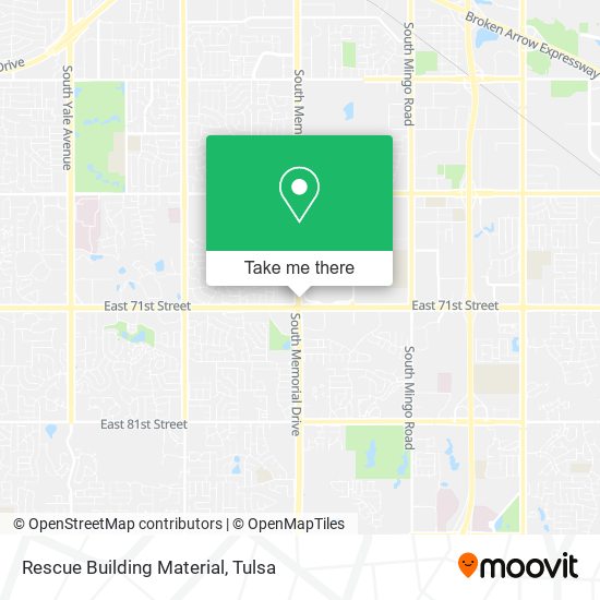 Rescue Building Material map