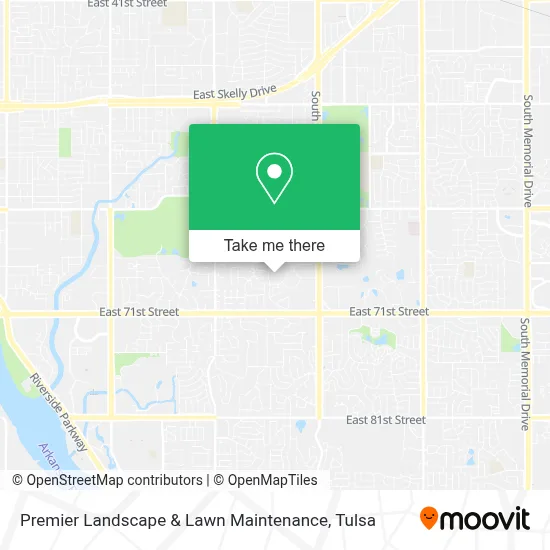 Premier Landscape & Lawn Maintenance map