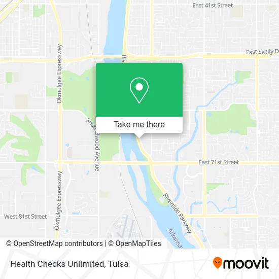 Health Checks Unlimited map